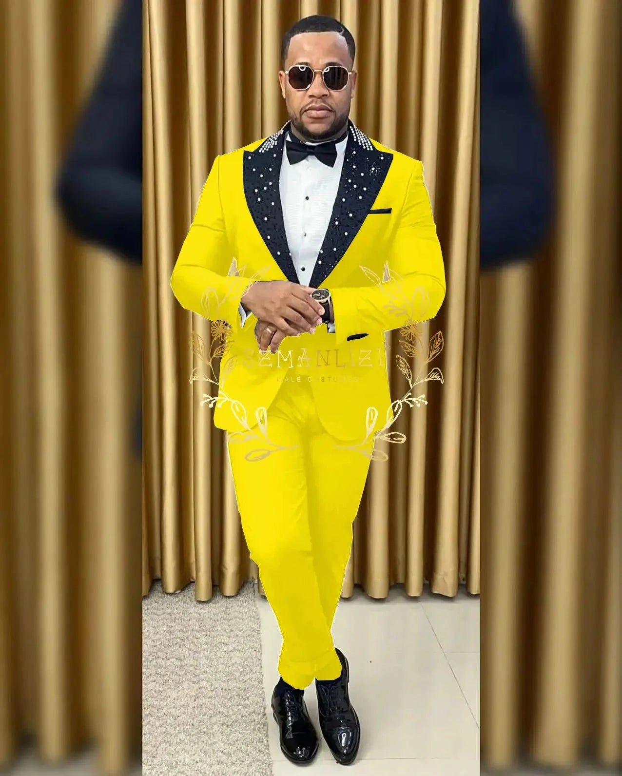 Luxury Wedding Suits For Men Groom Wear Tuxedos Handmade GlowCart