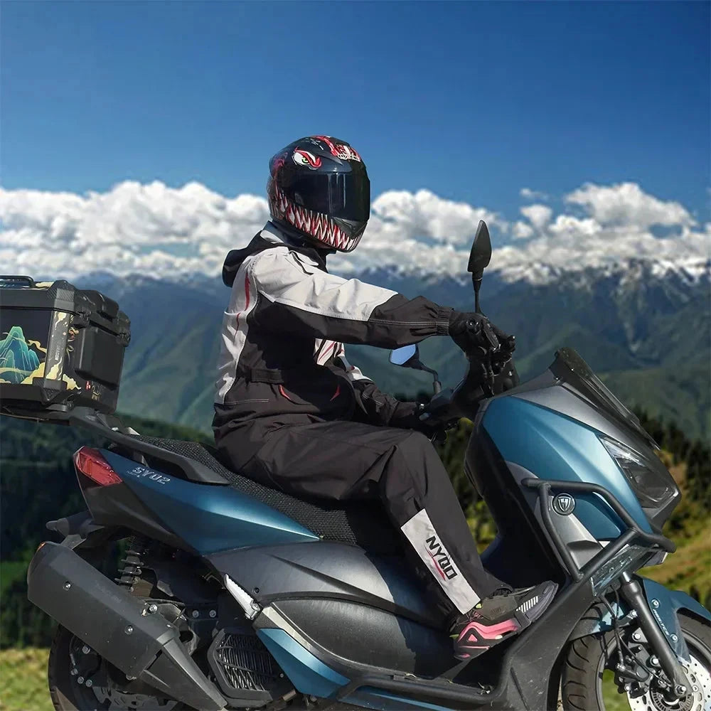 Motorcycle Raincoat Suit Rainstorm Prevention Jacket Pants GlowCart