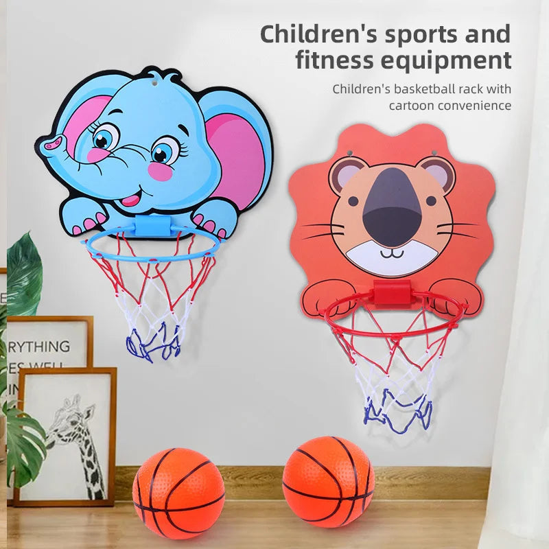 Montessori Mini Basketball Hoop Indoor Garden Toys Boy Basketball Outdoor Sport Games Toys for Kids Baby Toys Children Toys GlowCart