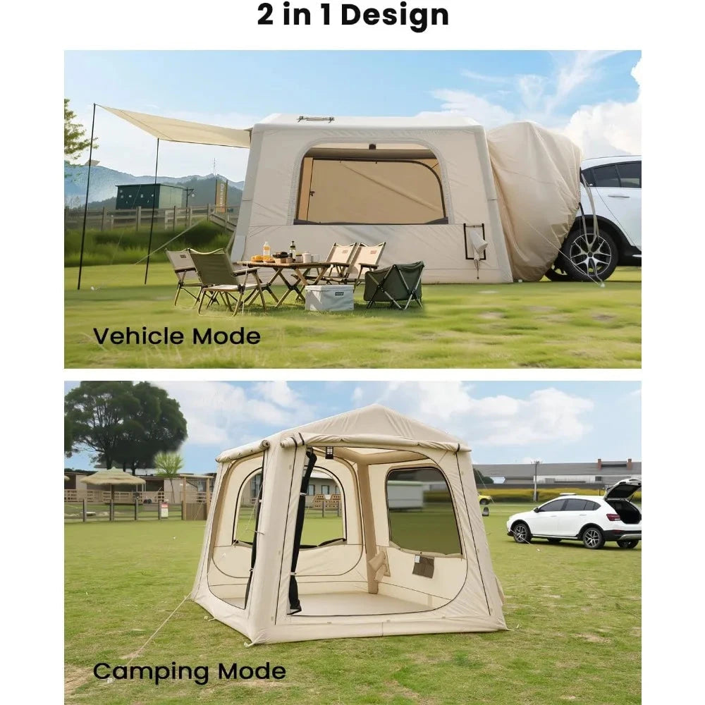 Inflatable SUV Camping Tents: Pop-Up Vehicle Tent GlowCart