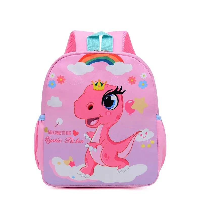 Kids Backpack School Bag Cute Animal Dinosaur Print Backpack Kindergarten Primary School Bookbag GlowCart