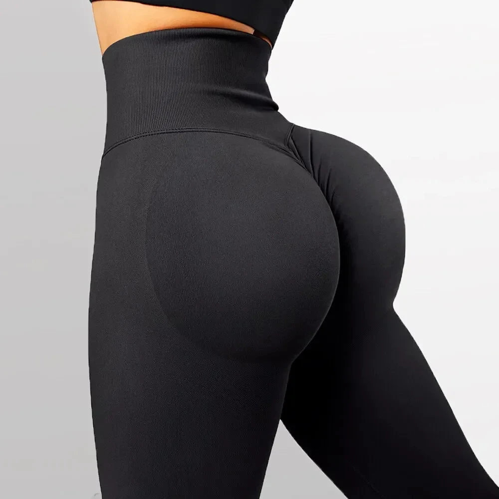 Seamless Knitted Leggings Fitness GYM Pants Women's High GlowCart