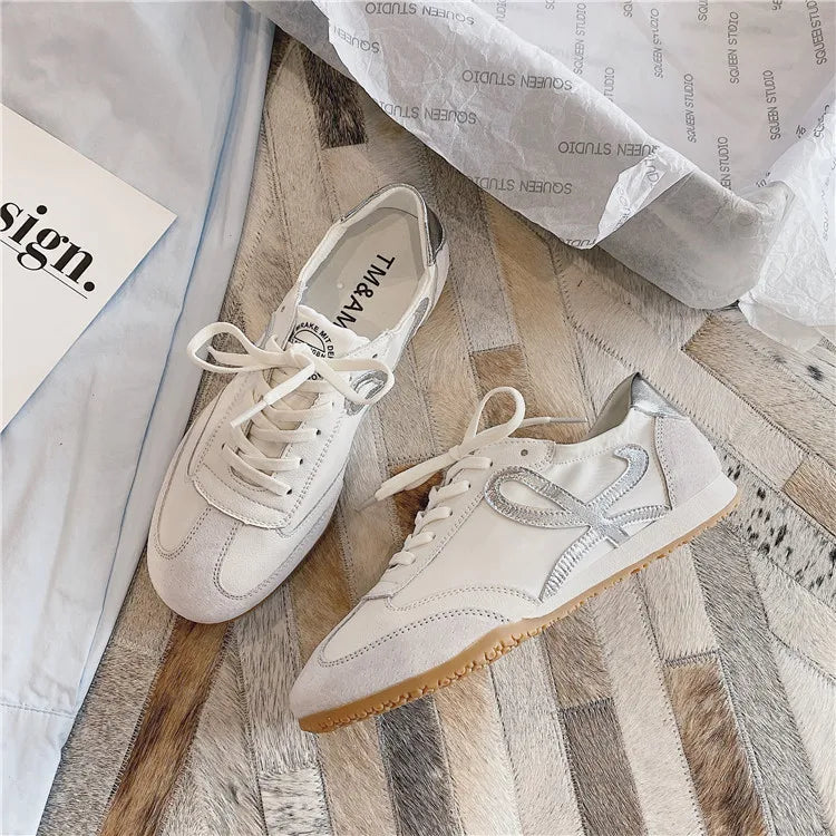 Women's Sneakers White Platform Woman Flats Sports Shoes Female Lightweight Vulcanized Shoes Ladies Casual Comfortable Trainers GlowCart