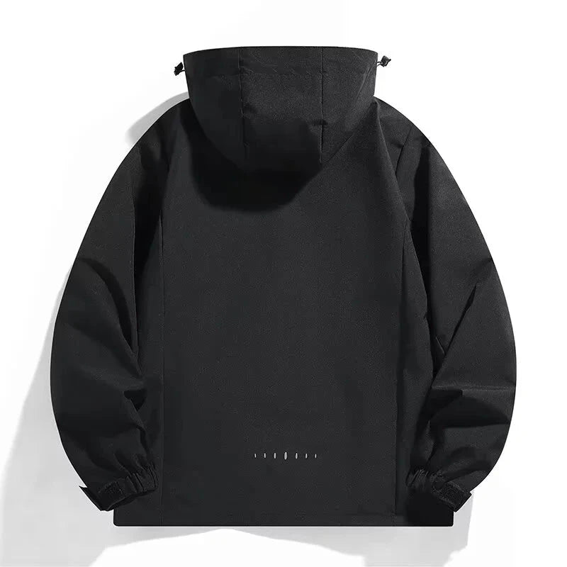 Men's Waterproof Rain Jacket Lightweight Outer Hooded GlowCart