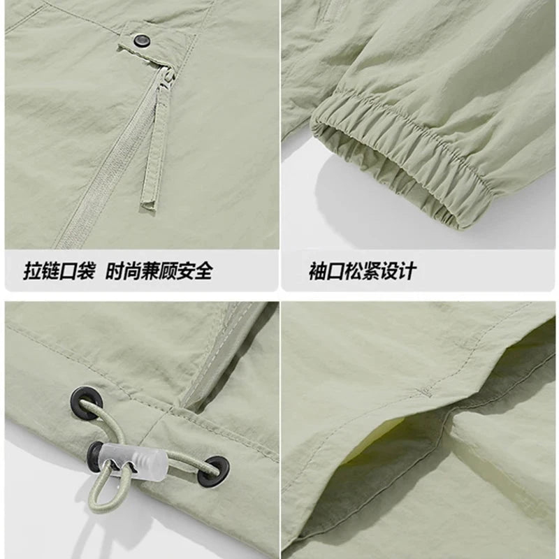 8Colors Fast Ship Men Jacket Summer Coats Male Fishing GlowCart