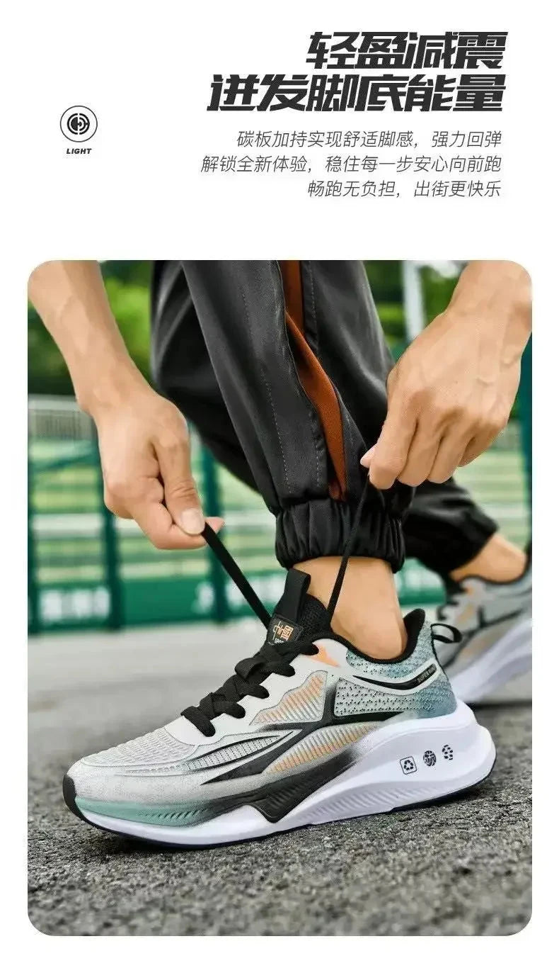 Running & Walking Men's Shoes - Lace-up, Lightweight, GlowCart