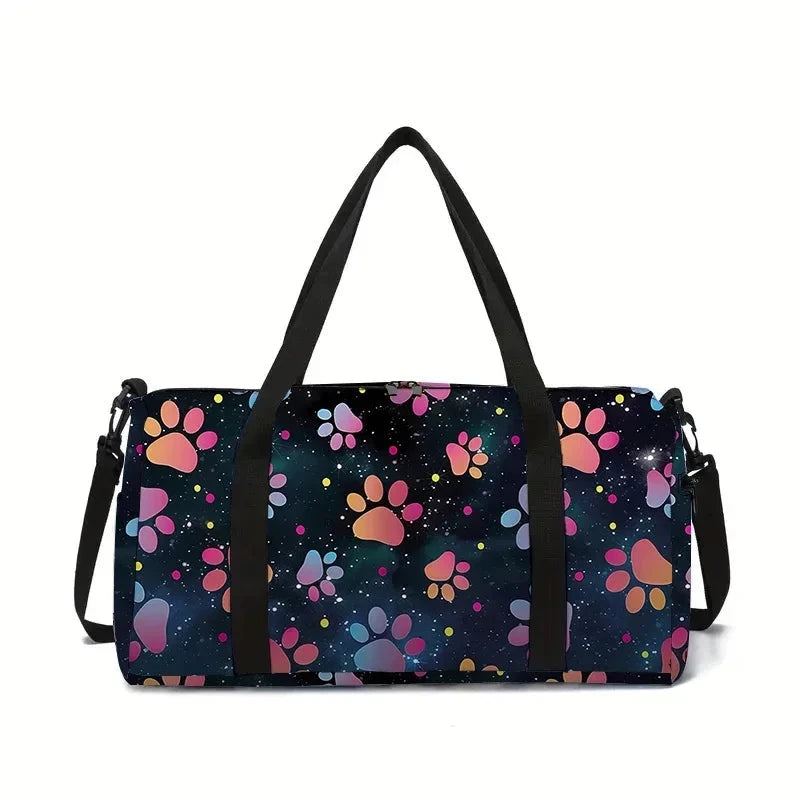 Paw Prints Large Capacity Luggage Bag for Boy and Girls Best GlowCart