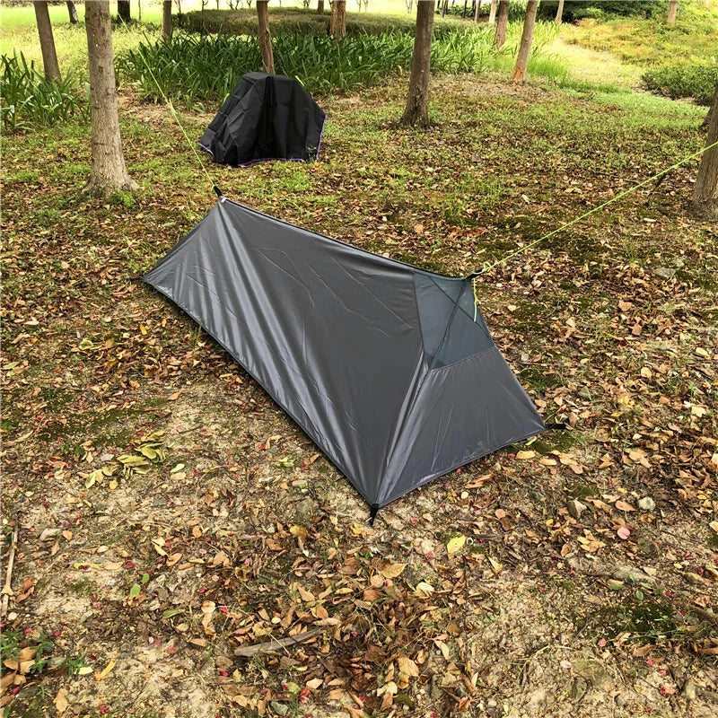 Poleless A-frame Tent Outdoor Ultralight Rodless Camping GlowCart