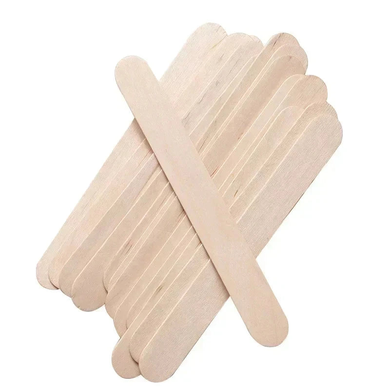 Wooden Waxing Stick Disposable Wax Bean Wiping Wax Tool GlowCart