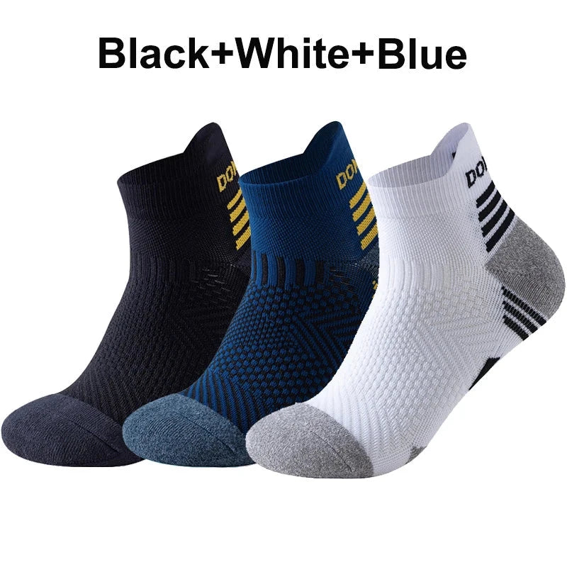 3/1Pairs Sport Compression Ankle Socks Men Women Professional Low Cut Fitness Marathon Running Outdoor Deodorant Breathable Sox GlowCart