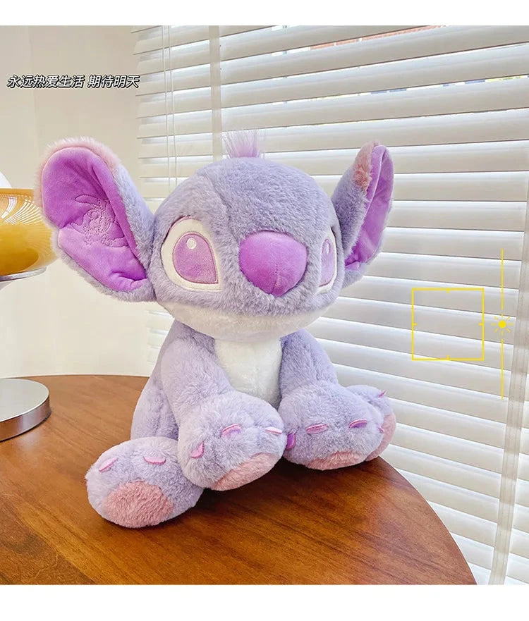 Disney Cartoon Purple Stitch Doll Star Baby Kawaii Plush Toy GlowCart