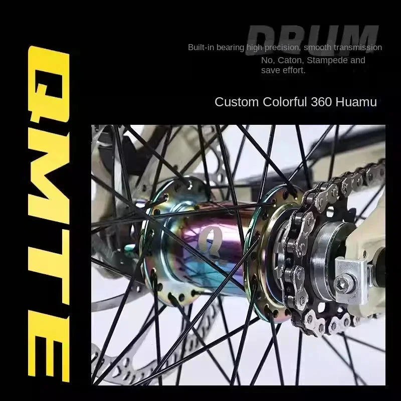 26inch Single Speed XC Mountain Bike AM Mtb Bike Cross Country Bicycle High Strength Frame Oil Disc Brake Oil and Spring Fork GlowCart