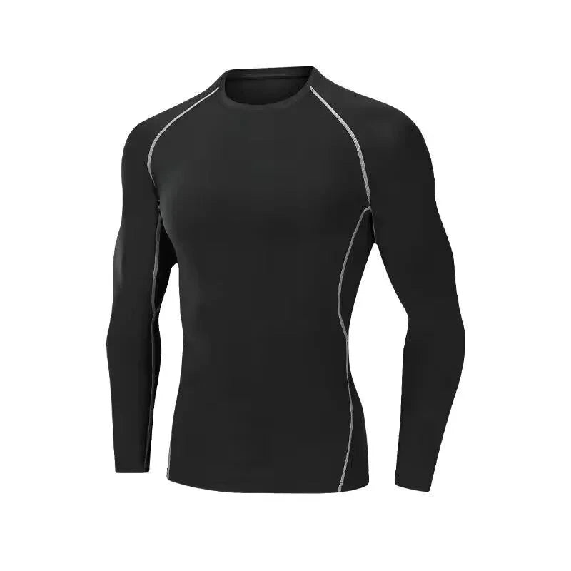 Men's T-shirt Men Running Sport T Shirt Men Compression Fitness Tops Tee Quick DryTight Training Gym Sport Running Shirts Jersey GlowCart