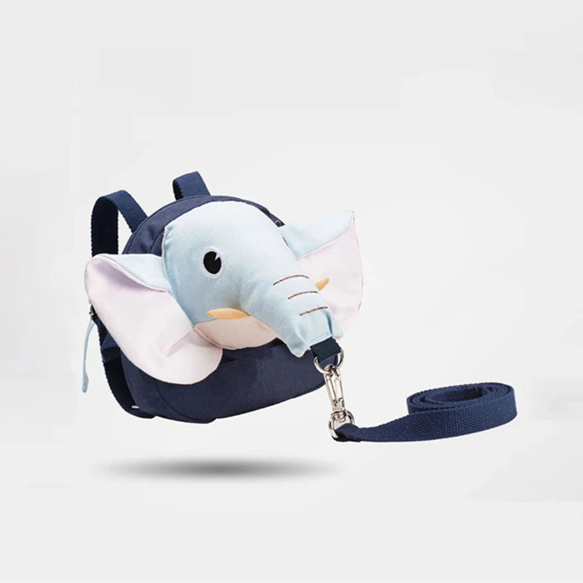 Cartoon anti walking lost shoulder backpack baby girls boys Elephant small bags with traction rope anti lost toddler schoolbag GlowCart
