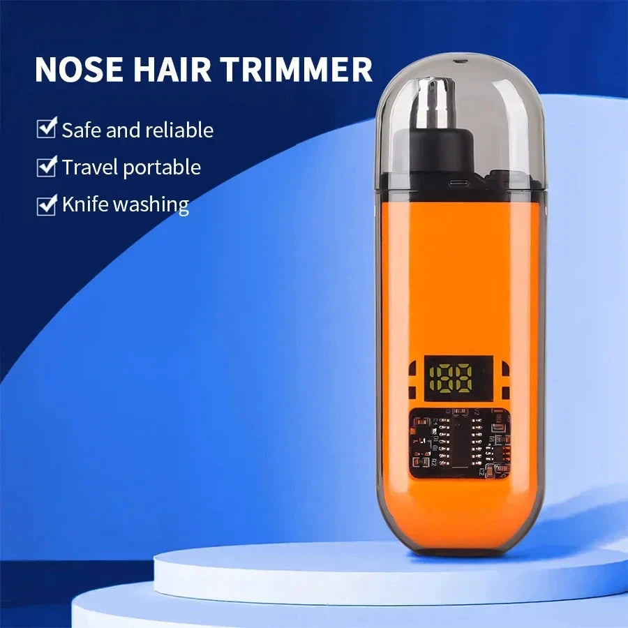 2 In 1 Electric Portable Ear And Nose Hair Trimmer Clipper GlowCart