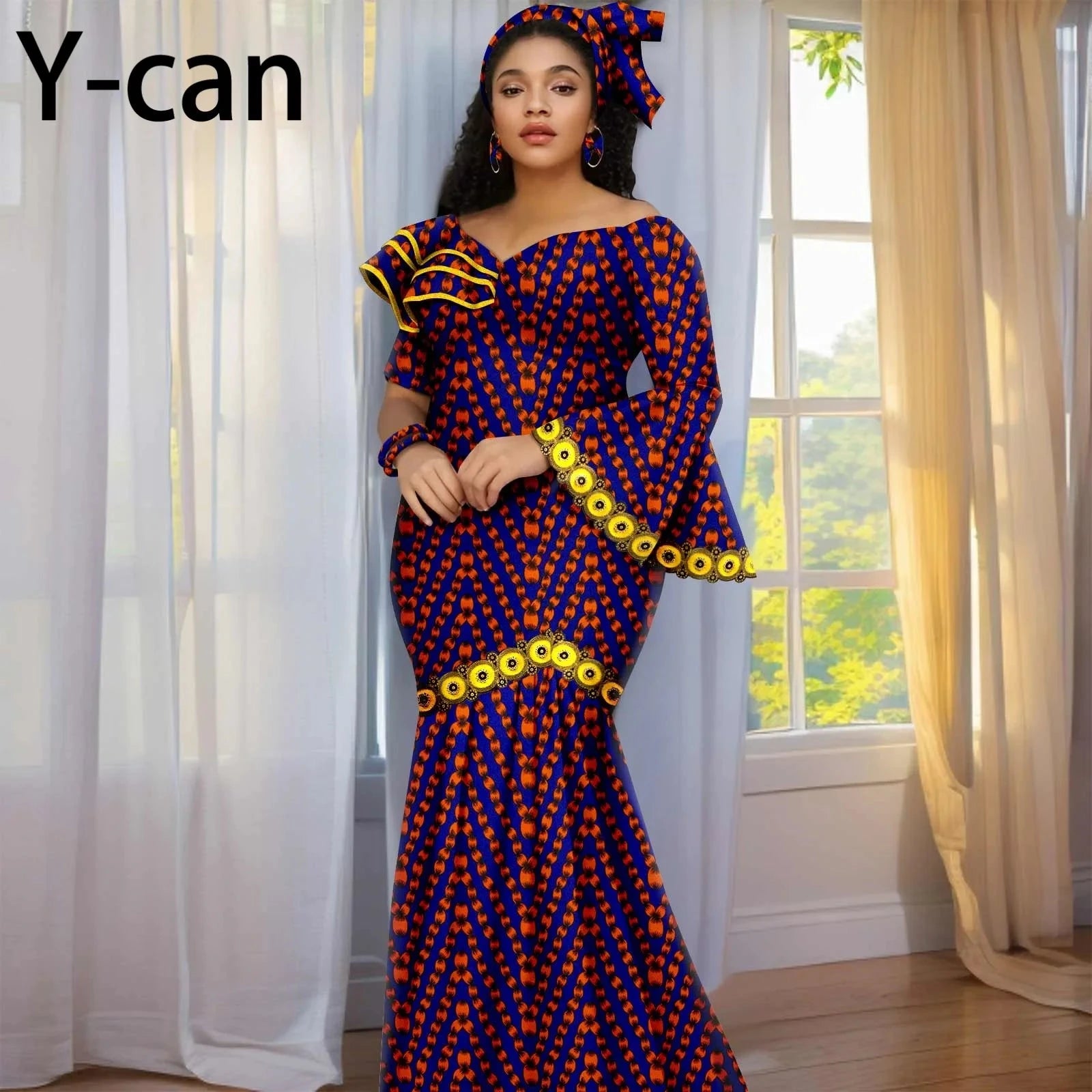 New Fashion African Birthday Dresses for Women Luxury Ankara GlowCart