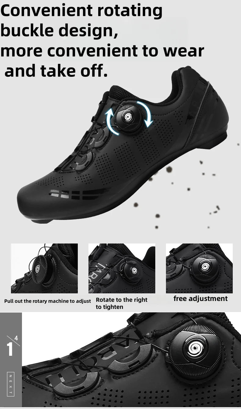 Unisex SPD Mountain Road Bike lock Shoes Breathable Non-slip Wear-resistant Pedal Bicycle Outdoor Competitive Bicycle Equipment GlowCart