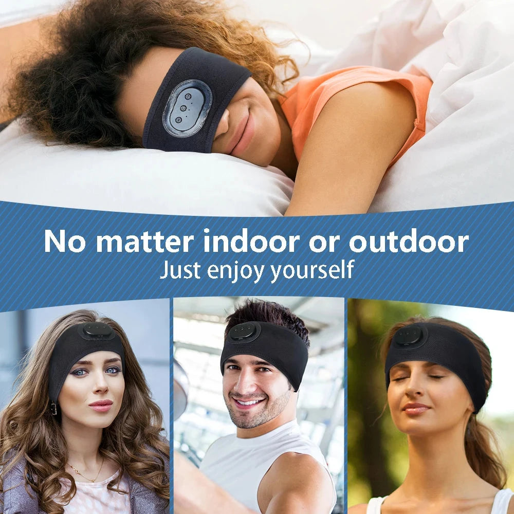 Sleep Headphone Bluetooth 5.2 Headband, Sports Wireless GlowCart