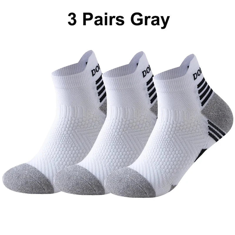 3/1Pairs Sport Compression Ankle Socks Men Women Professional Low Cut Fitness Marathon Running Outdoor Deodorant Breathable Sox GlowCart