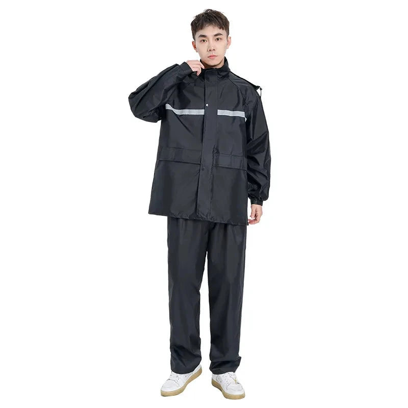 Motorcycle Raincoat Suit Rainstorm Prevention Jacket Pants GlowCart