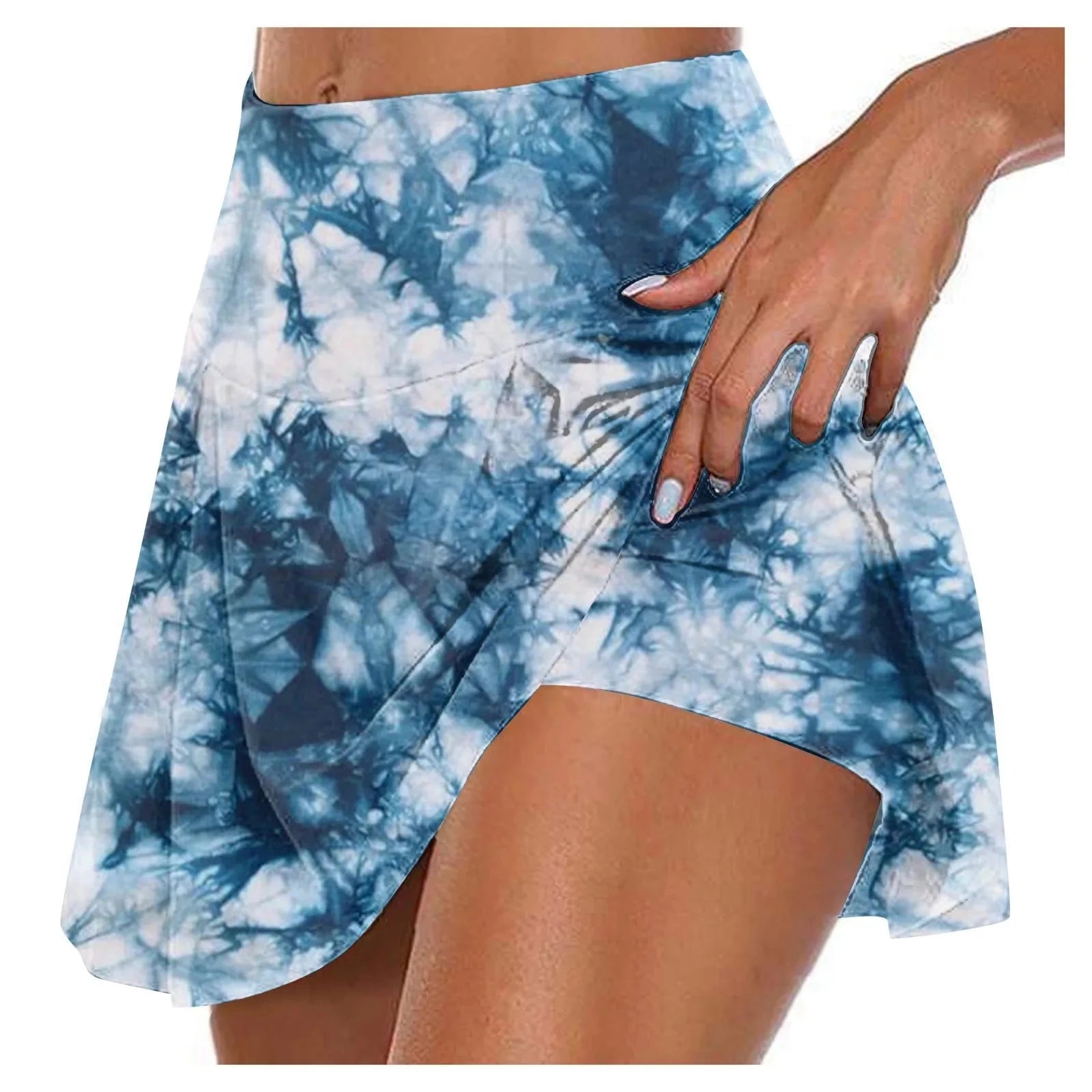 Women'S Athletic Stretchy Pleated Tennis Skirts Run Yoga GlowCart