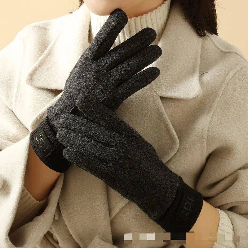 Winter Cashmere Gloves for Women Warm Touch Screen Gloves GlowCart