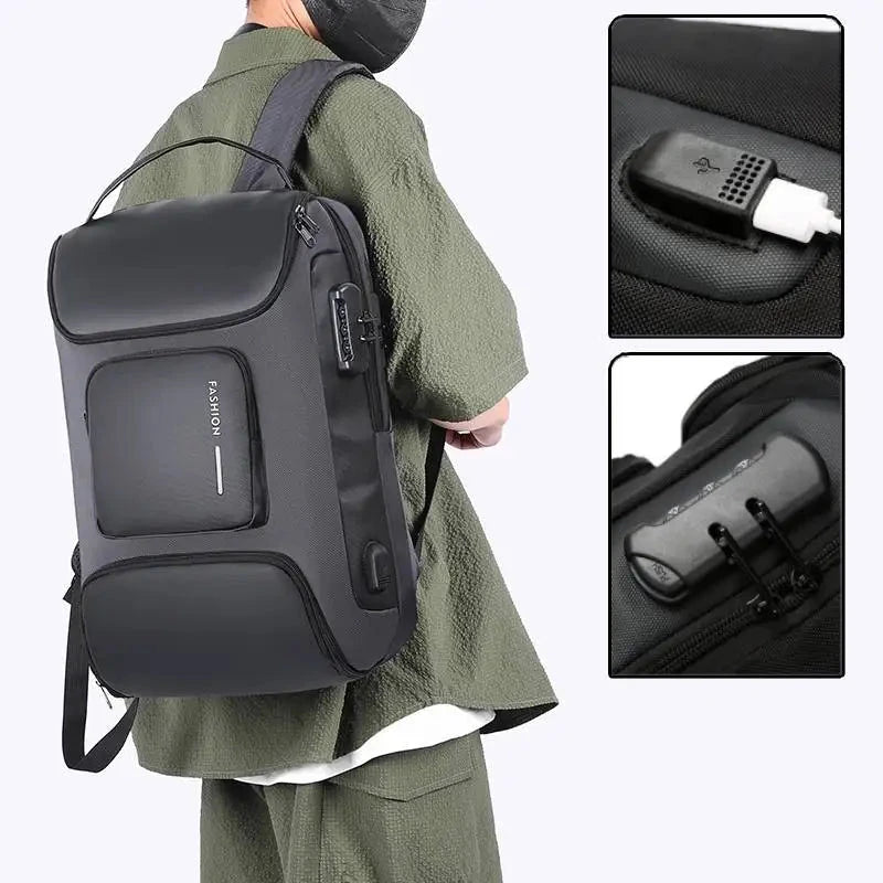 Travel Laptop Backpack USB Charging Bussiness Anti theft GlowCart