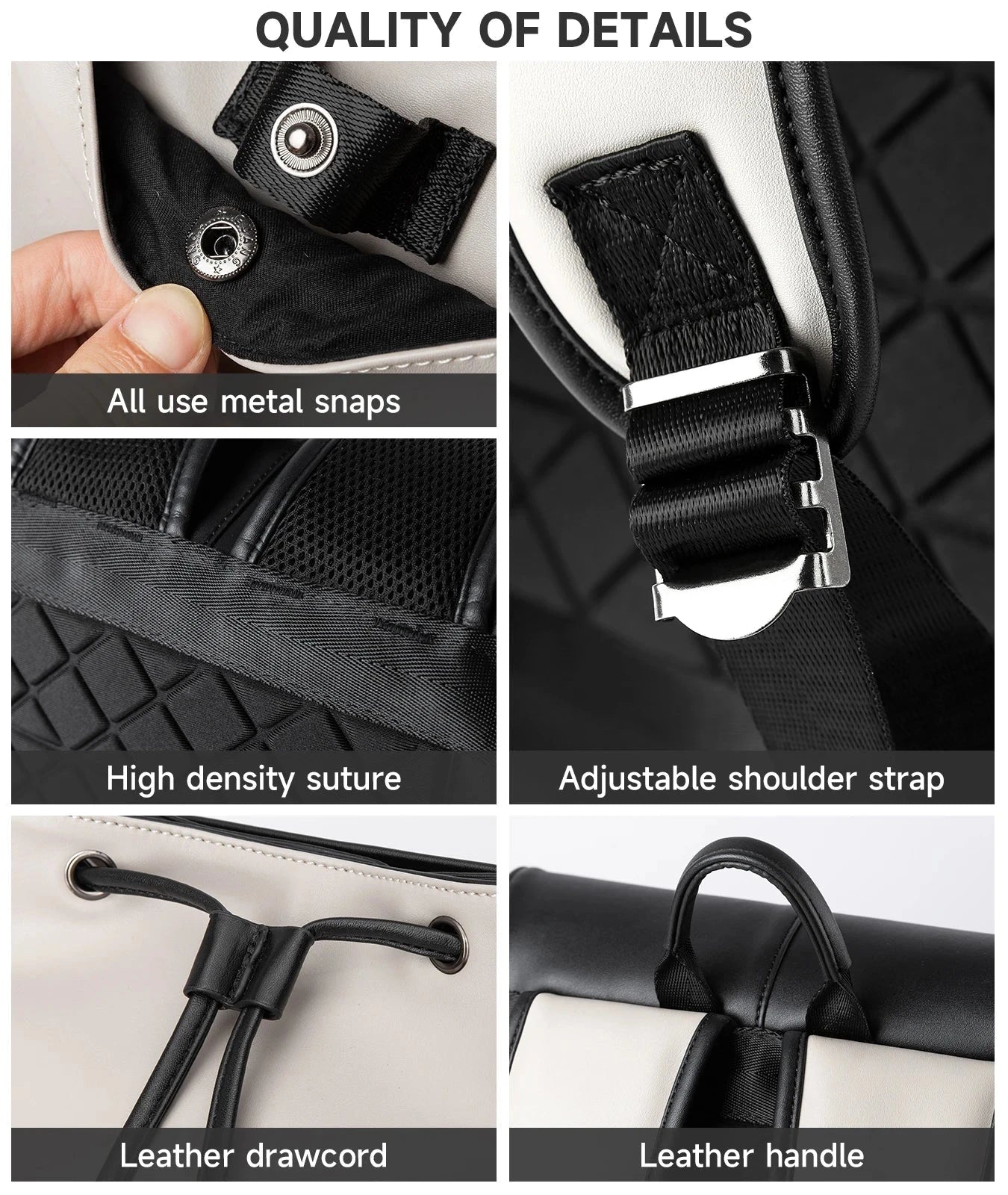 High Quality Waterproof Flip Leather Laptop Backpack for Men GlowCart