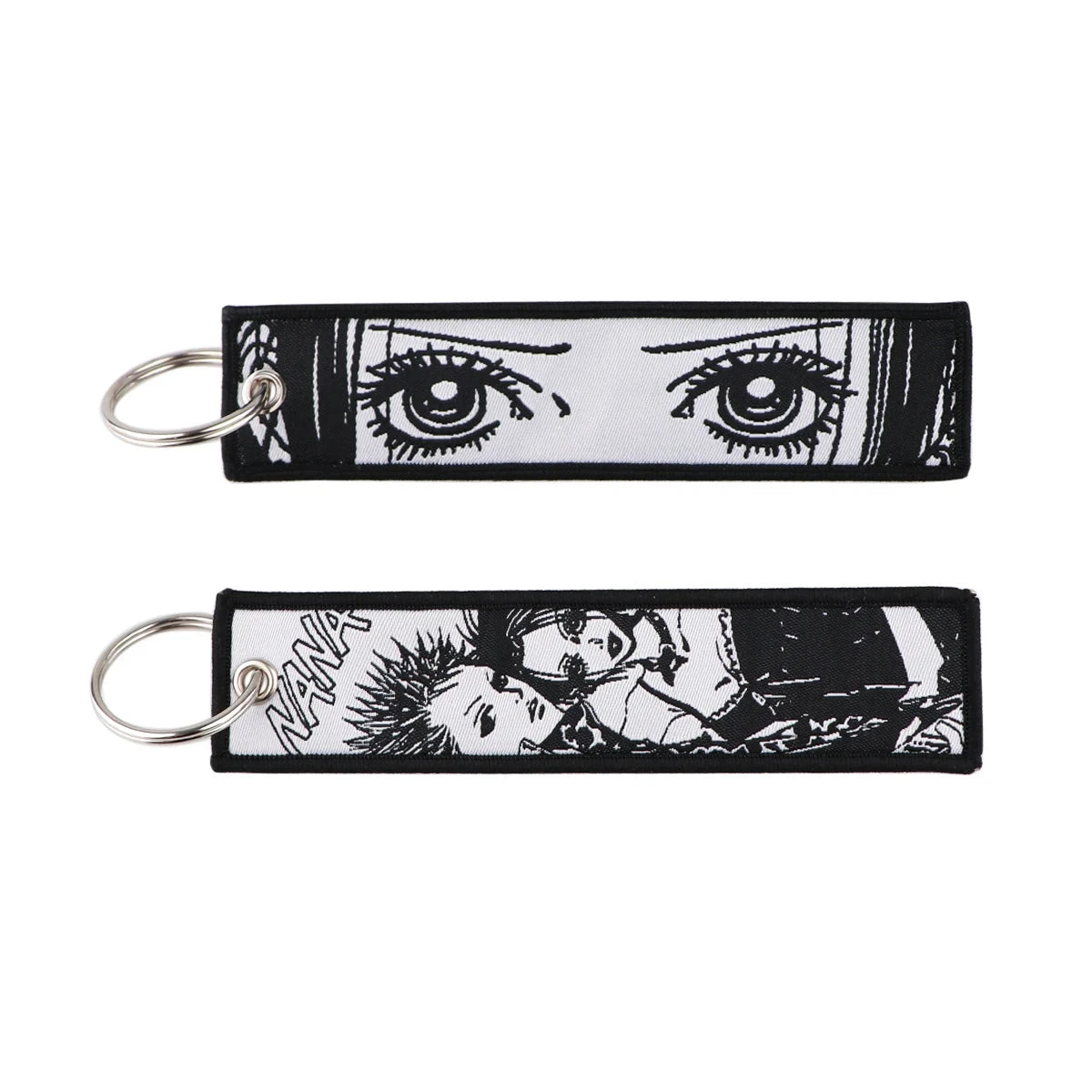 Classic Anime Cool Embroidery Key Fobs Key Tag Motorcycles GlowCart