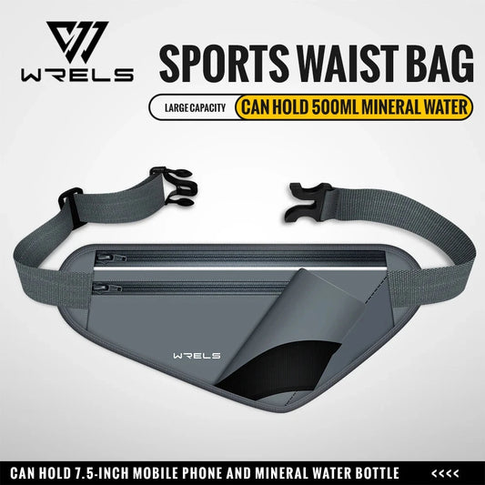 WRELS Running Hydration Belt With Water Bottle Holder Adjustable Fanny Pack for Running Walking Hydration Waist Pack GlowCart
