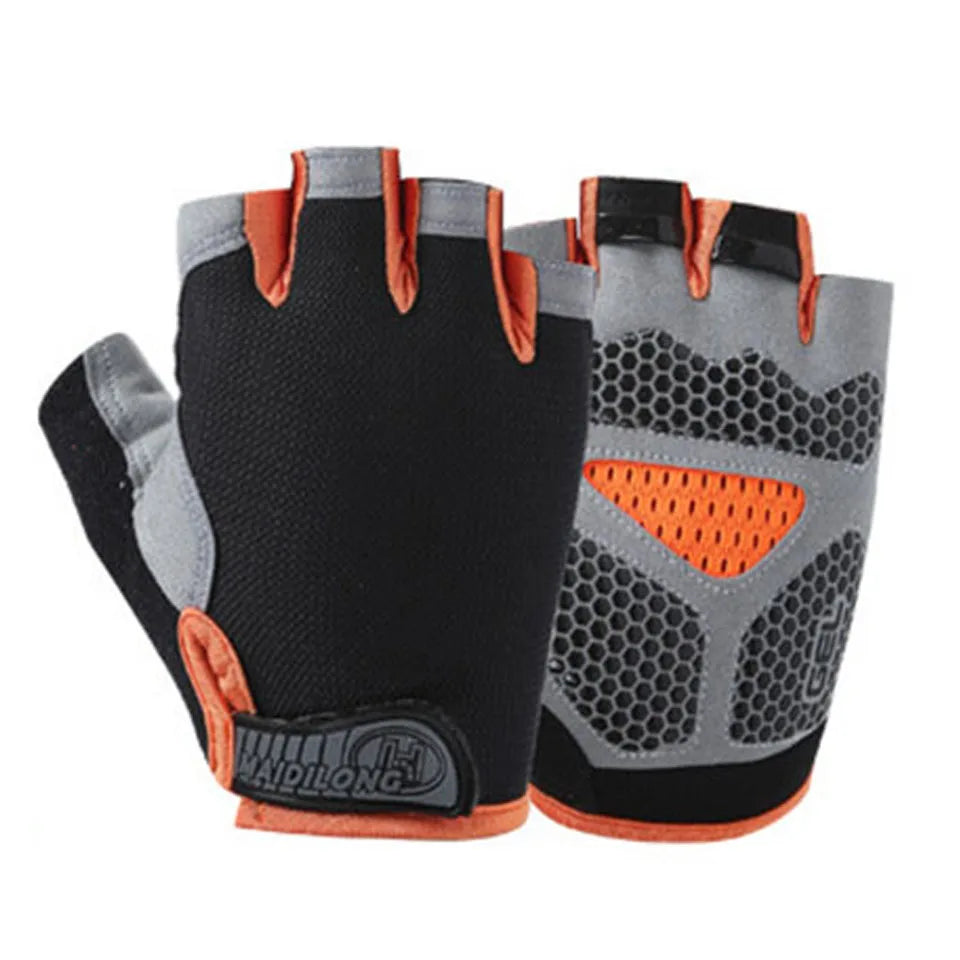 GTUBIKE Half Finger Gloves Anti-slip Shock Absorben Outdoor Sports Climbing Cycling Fitness Tool Upgraded Gloves For Men Women GlowCart