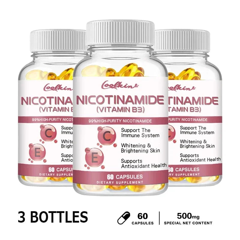 Niacinamide Whitening Capsules - Supports Skin Cell Health GlowCart