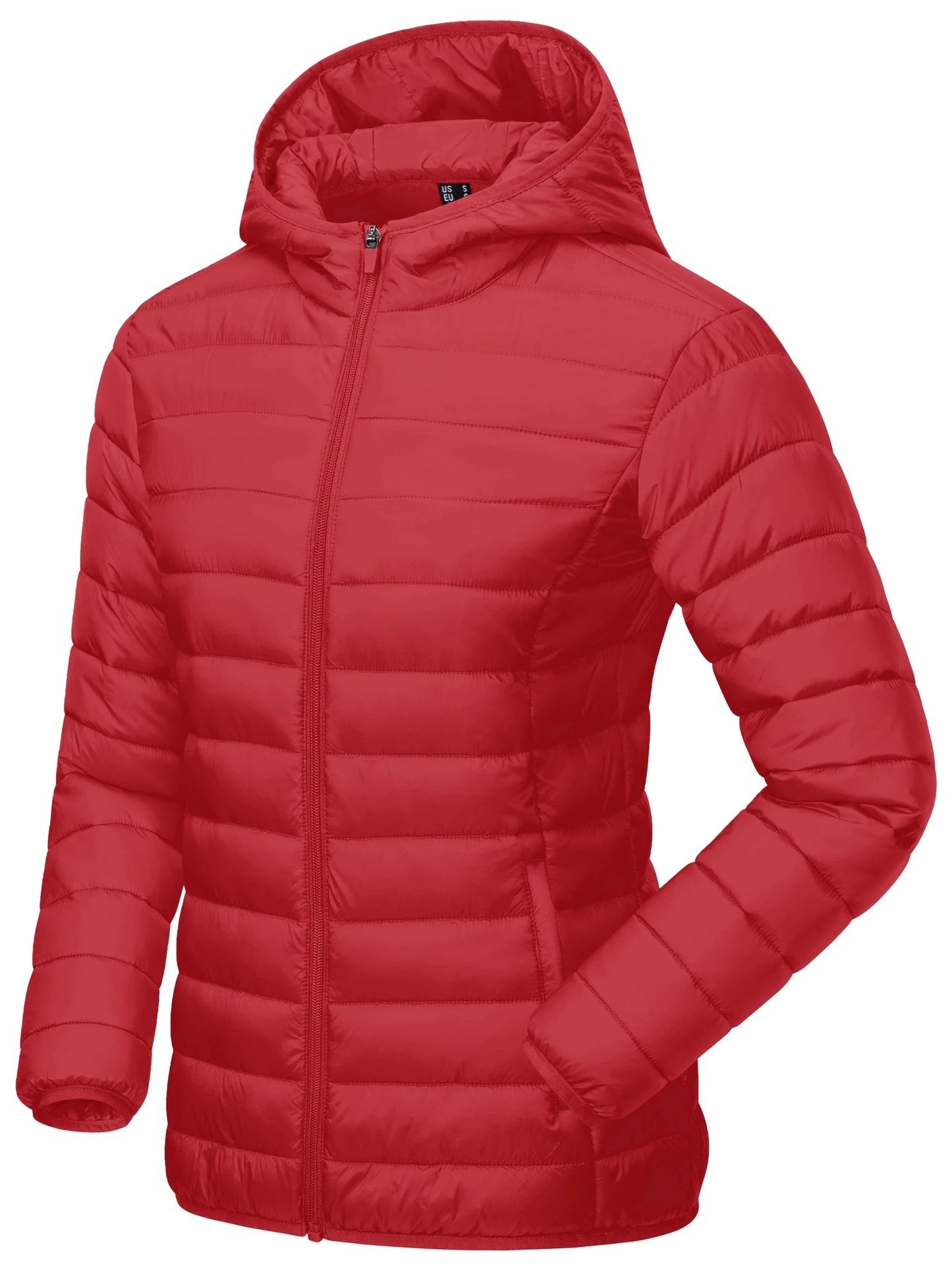 TACVASEN Winter Hooded Puffer Jacket Womens Quilted Warm GlowCart