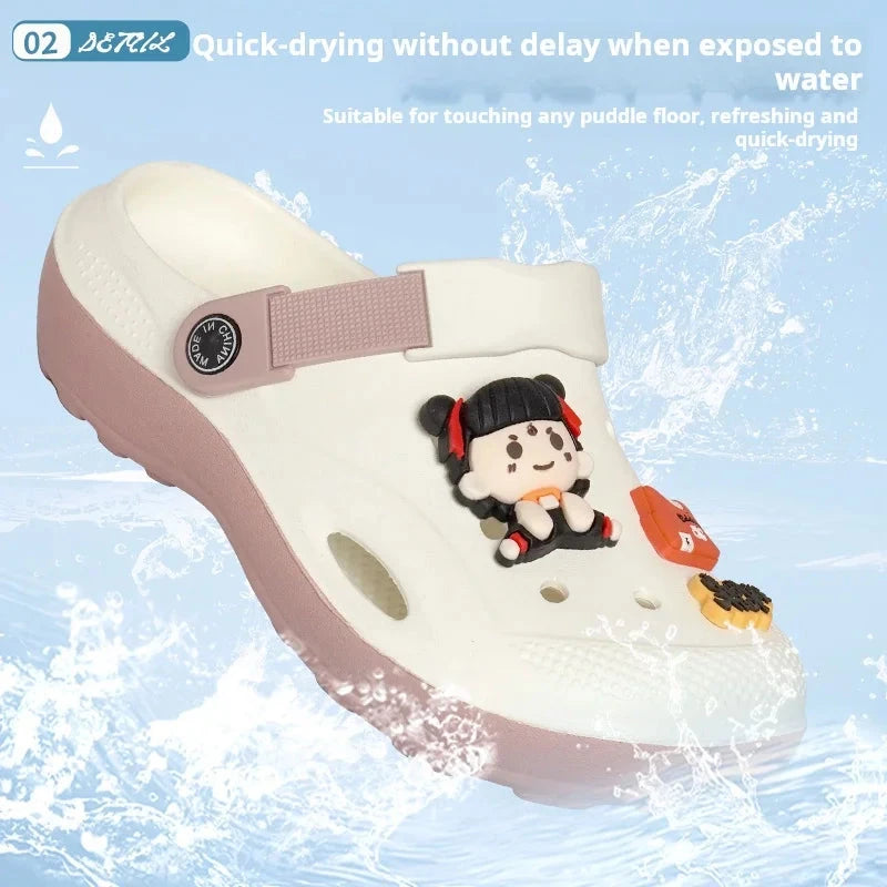 New Cartoon Nezha Bing Versatile Double Color Girl Women's GlowCart