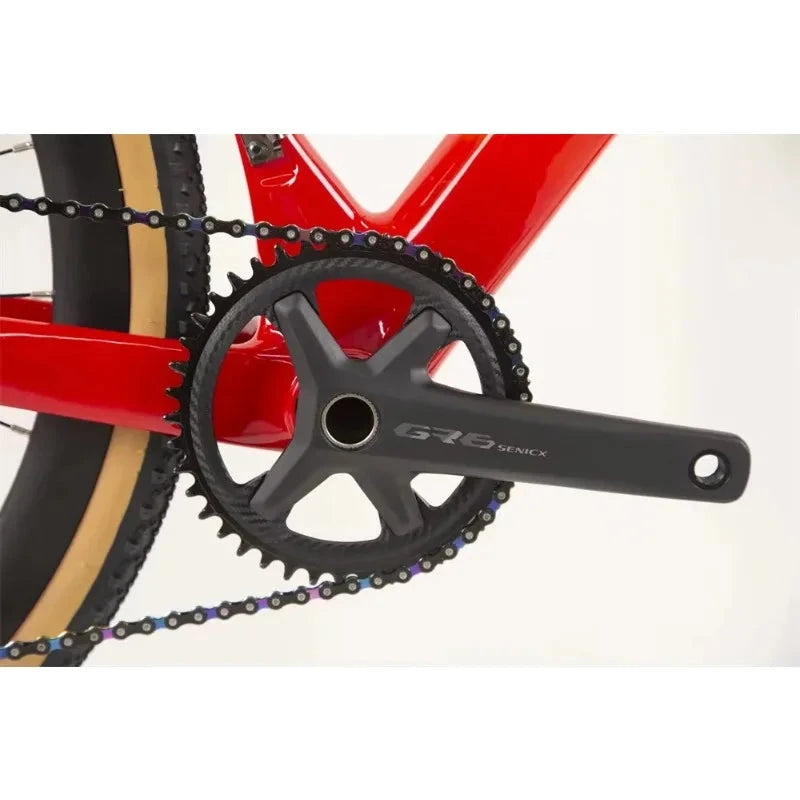 TWITTER GRAVEL-V3 Wheel Peak EDS radio variable 13speed Flat handlebar full carbon fiber gravel road bike hydraulic disc brakes GlowCart