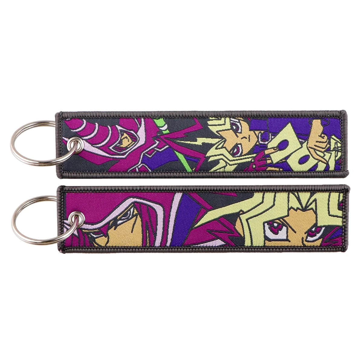 Classic Anime Cool Embroidery Key Fobs Key Tag Motorcycles GlowCart