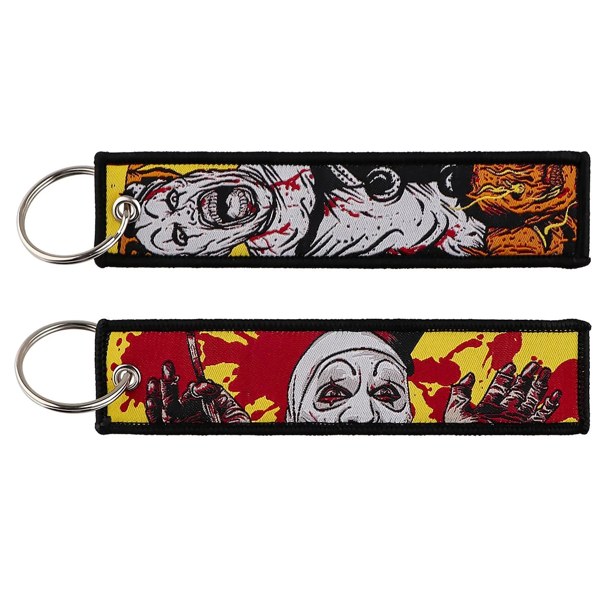 Classic Anime Cool Embroidery Key Fobs Key Tag Motorcycles GlowCart