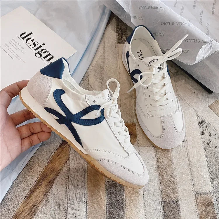 Women's Sneakers White Platform Woman Flats Sports Shoes Female Lightweight Vulcanized Shoes Ladies Casual Comfortable Trainers GlowCart