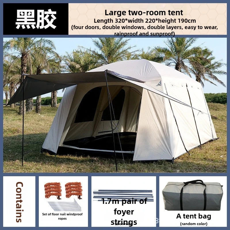 Outdoor Double-layer Thickened Two-bedroom One-living Room GlowCart