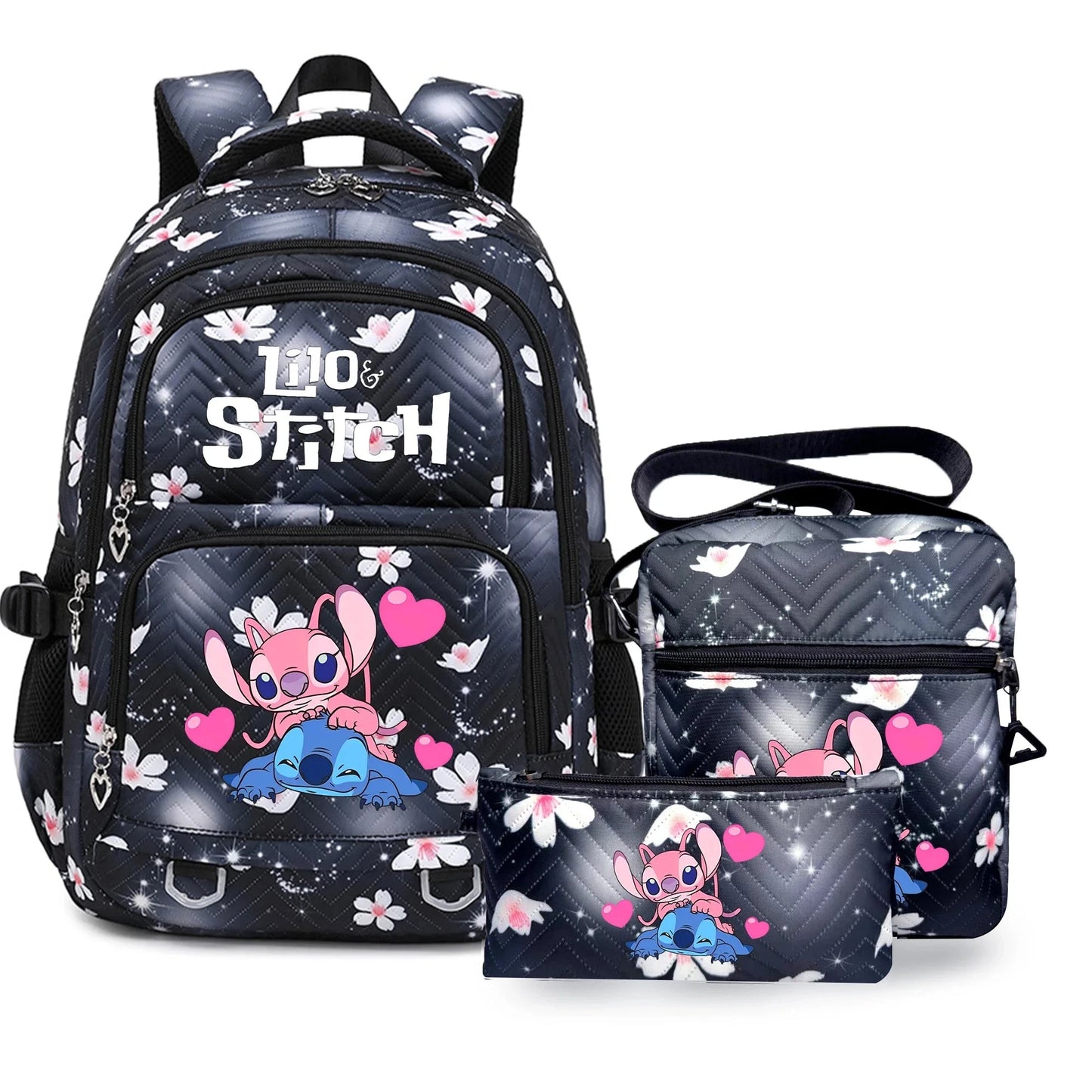 Lilo Stitch Large Capacity Backpack Daypack Lightweight GlowCart