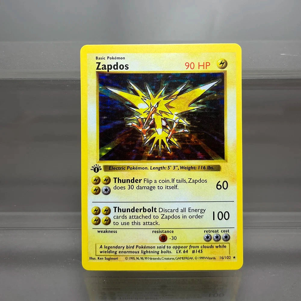 PKM Cards 1st Edition Charizard Blastoise Dragonite 1996 GlowCart