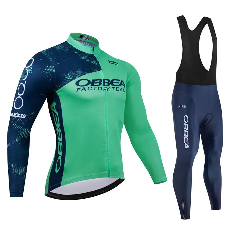 Hiru Summer Spring and Autumn Long Sleeve Bike Clothing Set Bicycle Mountain 2026 Team Cycling Jersey Maillot Ropa Ciclismo GlowCart