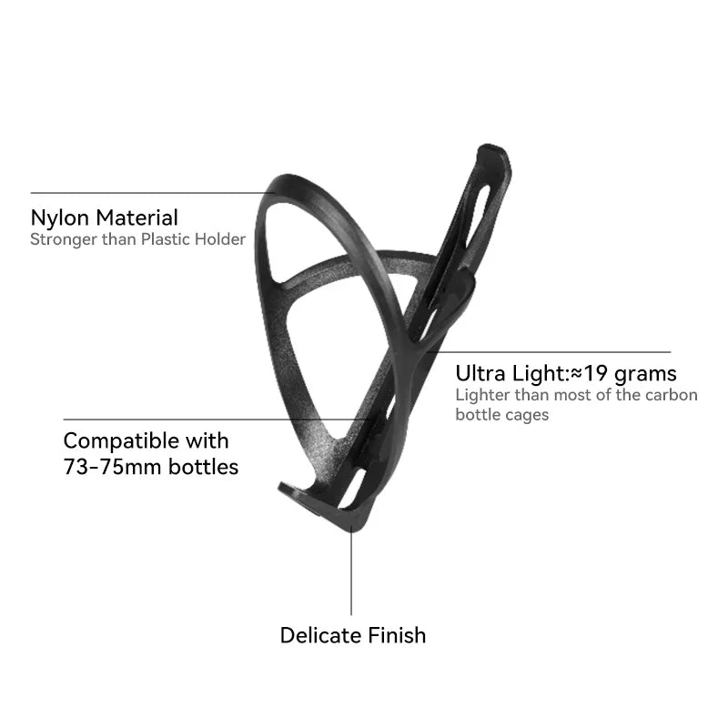 N1 Water Bottle Holder 19g Super Light  Nylon Cycling Water Cage Bicycle Water Bottle Holder MTB, Road Bike Accessories GlowCart