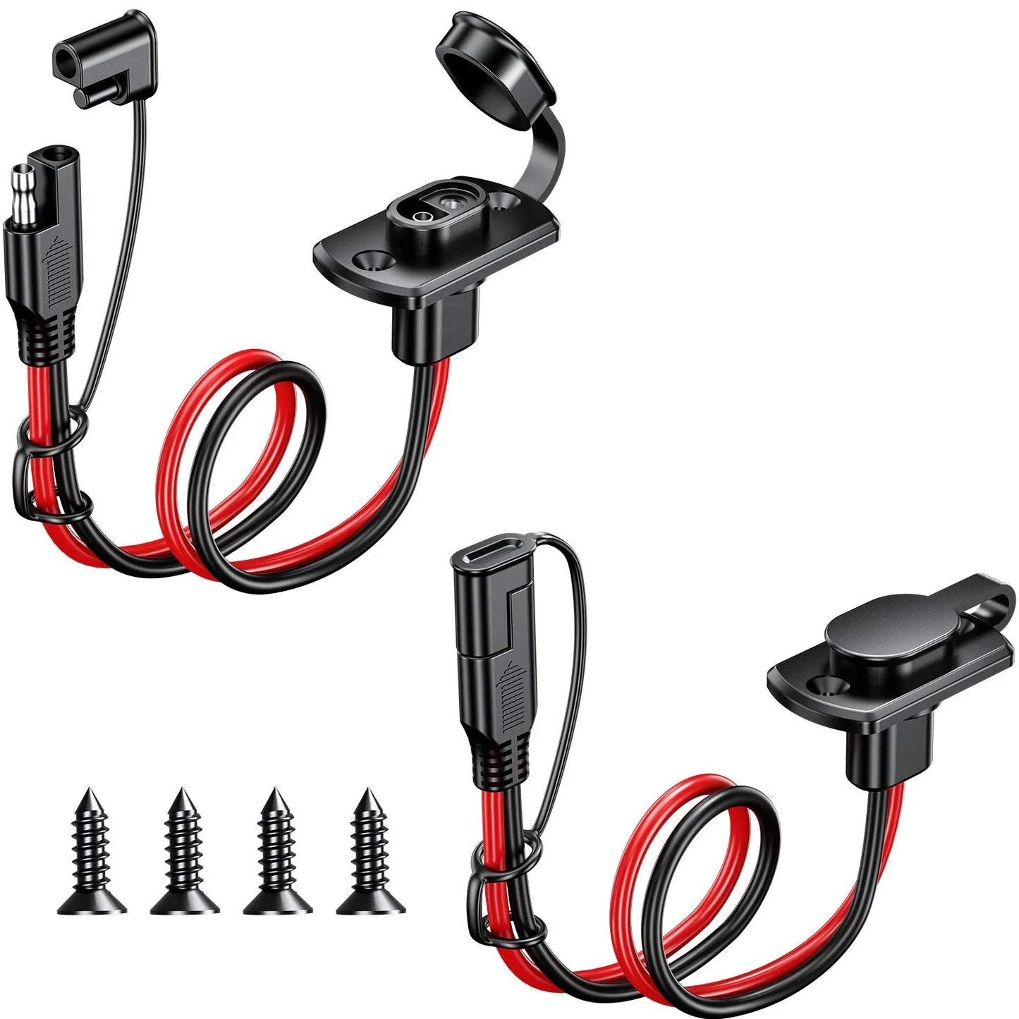 SAE quick connector harness 1/2pcs SAE extension cable 12AWG GlowCart