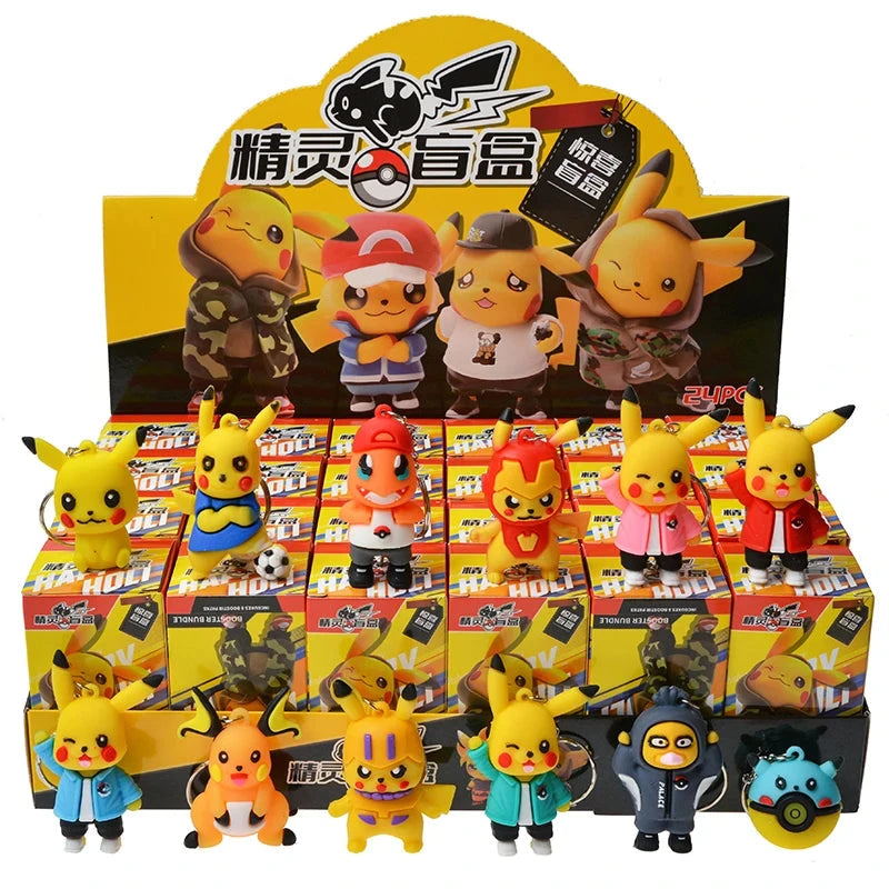 Anime Sanrio Hello Kitty Kuromi Keychain Pendant Figures GlowCart