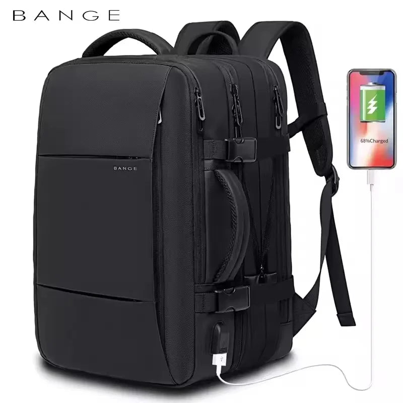 BANGE Travel Backpack Men Business Backpack School