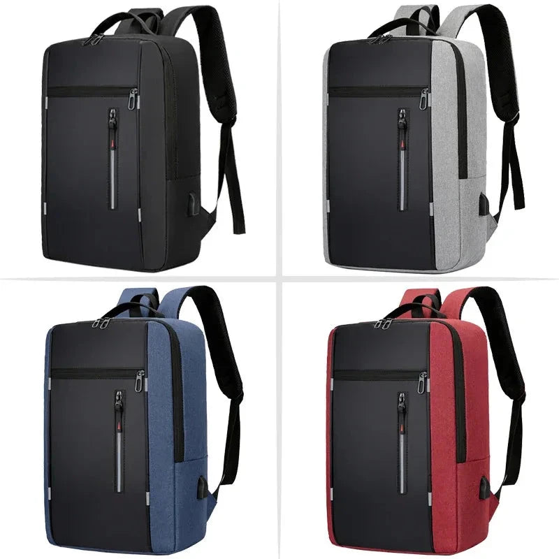 Waterproof Business Backpack Men USB School Backpacks 15.6 GlowCart