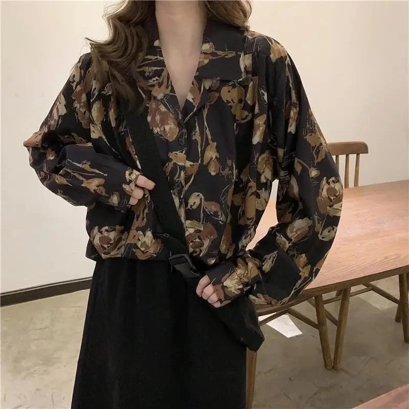 Women's Design-sensual Retro Loose Long-sleeved Autumn New GlowCart