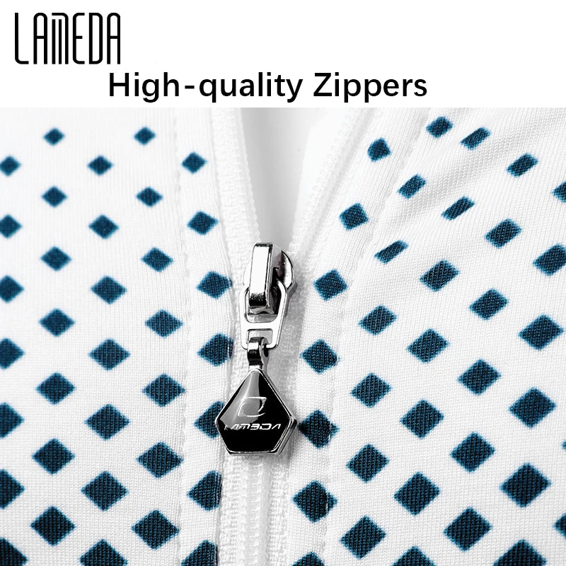 LAMEDA Bike Bicycle Jersey Men Summer Cycliny Short Sleeve for Men Biking Clothing Moisure Wicking MTB Top Shirts with 3 Pockets GlowCart