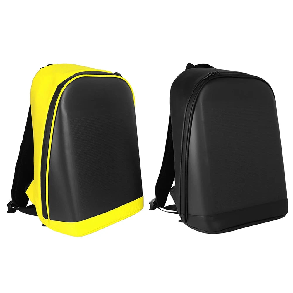 Women Men LED Display Screen Walking Advertising Backpack GlowCart